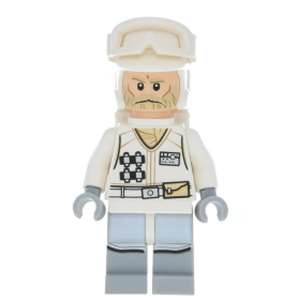 Hoth Rebel Trooper White Uniform (Tan Beard, Backpack)