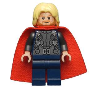 Thor - Spongy Cape, Dark Blue Legs