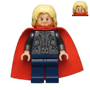 Thor - Spongy Cape, Dark Blue Legs