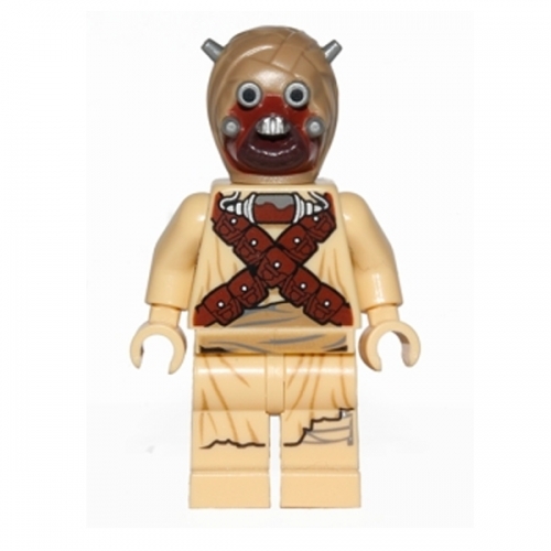 Tusken Raider - Head Spikes, Crossed Belts