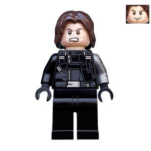 Winter Soldier - Dark Brown Hair, Black Hands