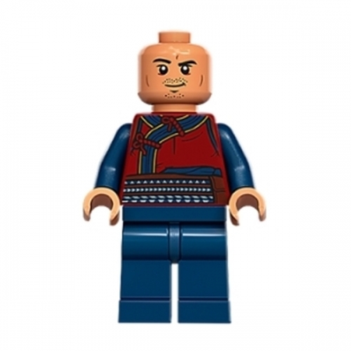 Wong - Dark Red Robe, Dark Blue Legs