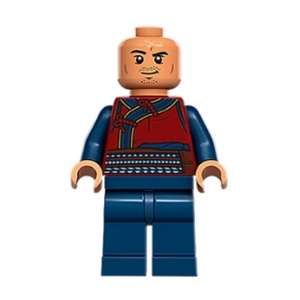 Wong - Dark Red Robe, Dark Blue Legs