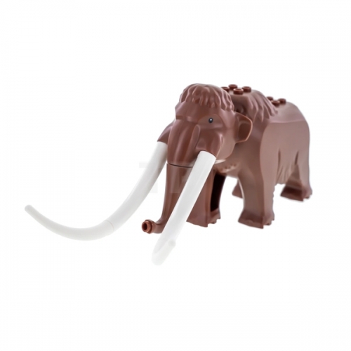 Woolly Mammoth with White Tusks